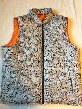 Fortune Bay 3XL Puffer Vest with Orange Interior